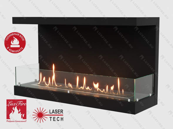 Встроенный биокамин Lux Fire Фронтальный 1100 М