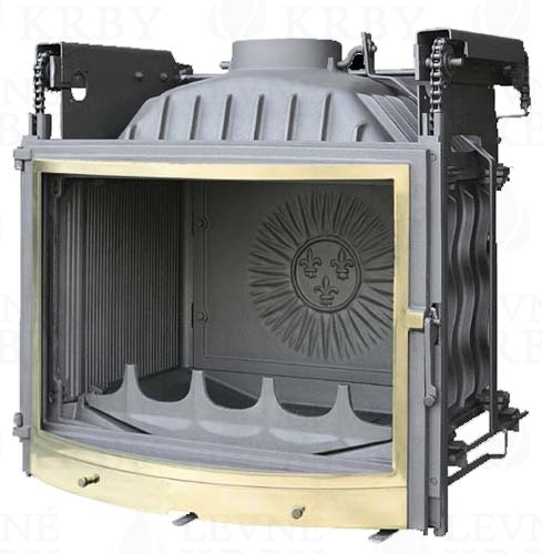 Топка Fabrilor DECO 735 DO BR подъёмный механизм дверцы латунный фасад