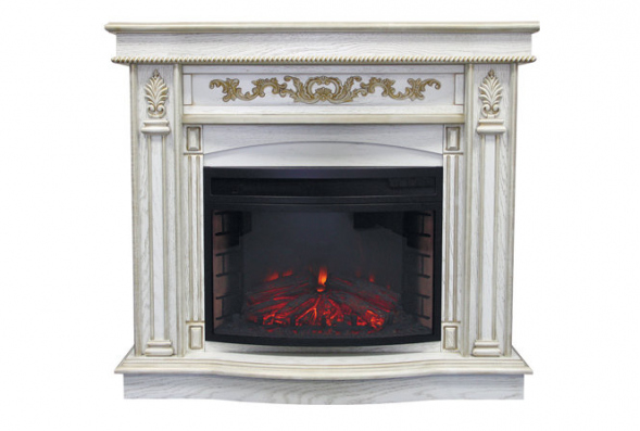 Портал Cardinal белый (под очаг Panoramic 25 LED FX)