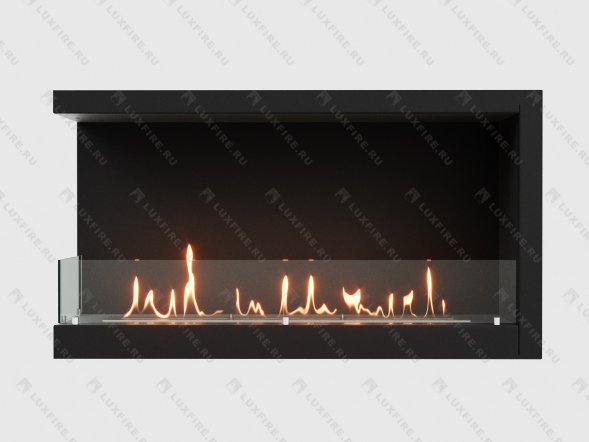 Встроенный биокамин Lux Fire Угловой 1155 М (левый угол)