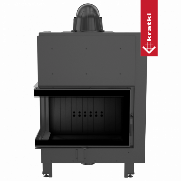Топка Kratki PRO MBO/L/BS угловое стекло слева (Чёрная футеровка)
