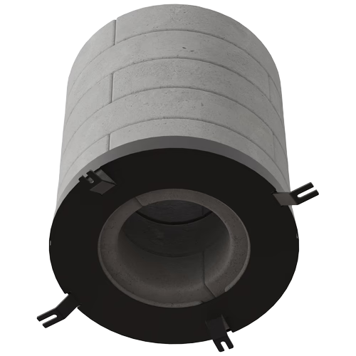 Комплект бетонных теплоаккумулирующих дисков d-150мм (10 шт., 5 слоев, V1)