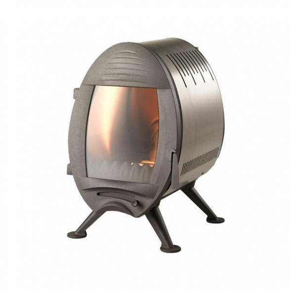 Litinova krbova kamna OXO ocelove oplasteni INOX
