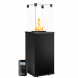 Нагреватель газовый PATIO/G31/37MBAR/CZ/P - черное стекло, тиснение, пульт