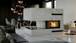 Топка DEFRO HOME INTRA SM BL G SLIM, 6 кВт, 683/478/352мм, угловое стекло слева, гильотина