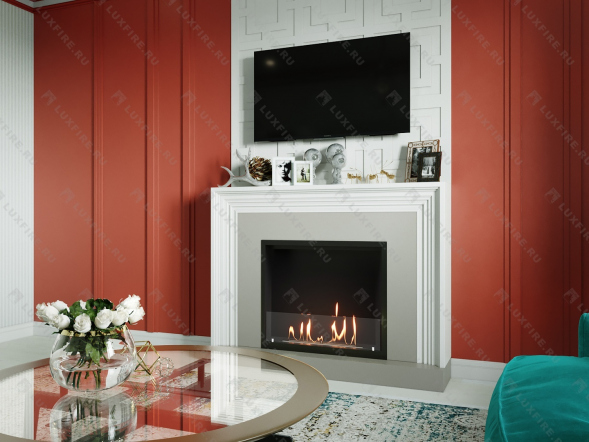 Встроенный биокамин Lux Fire Кабинет 530 S